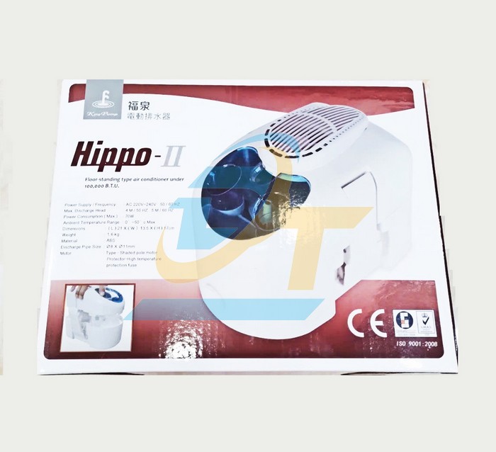 Bơm xả nước thải máy lạnh Kingpump Hippo II (4M)  KINGPUMP | Giá rẻ nhất - Công Ty TNHH Thương Mại Dịch Vụ Đạt Tâm