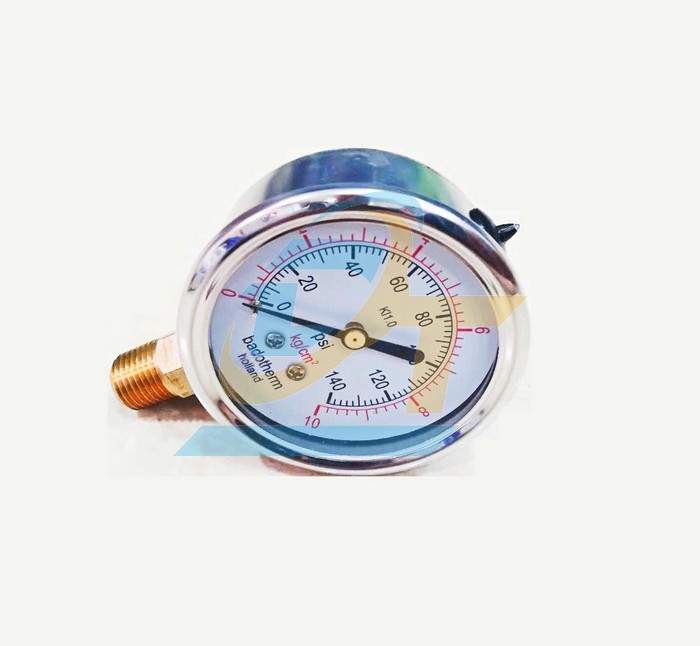 Đồng hồ đo áp suất 63mm 0-10kg/cm2 Badotherm (Chân đứng)  BADOTHERM | Giá rẻ nhất - Công Ty TNHH Thương Mại Dịch Vụ Đạt Tâm