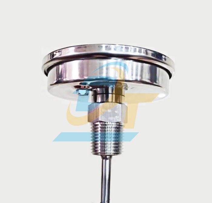 Đồng hồ đo nhiệt độ 75mm 100 độ Deawon ren 21mm (Vỏ thép, Chân sau cảm ứng inox 304 dài 132mm)  DAEWON | Giá rẻ nhất - Công Ty TNHH Thương Mại Dịch Vụ Đạt Tâm