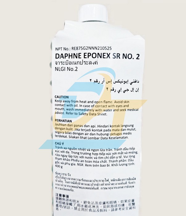 Mỡ bôi trơn chịu nhiệt Idemitsu Daphne Eponex SR No2 400G  IDEMITSU | Giá rẻ nhất - Công Ty TNHH Thương Mại Dịch Vụ Đạt Tâm