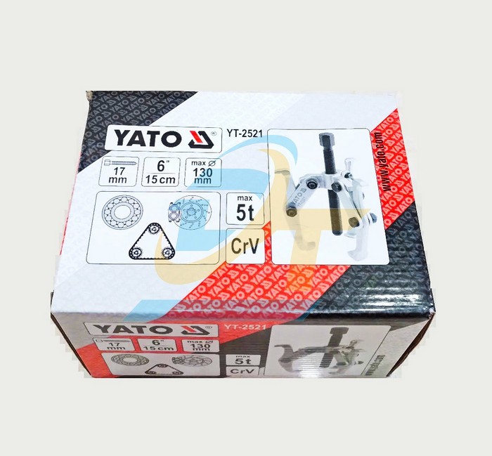 Cảo 3 chấu 6"/150mm Yato YT-2521  YaTo | Giá rẻ nhất - Công Ty TNHH Thương Mại Dịch Vụ Đạt Tâm