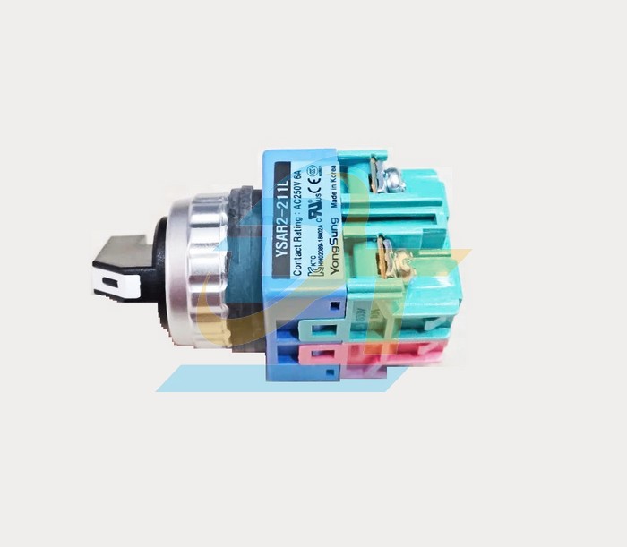 Công tắc xoay 3 vị trí phi 25 250V Yongsung YSAR2-211L  YONGSUNG | Giá rẻ nhất - Công Ty TNHH Thương Mại Dịch Vụ Đạt Tâm
