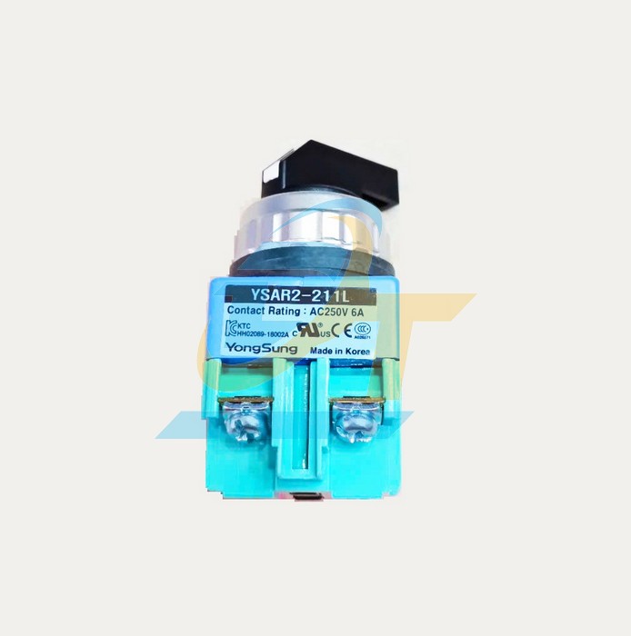 Công tắc xoay 3 vị trí phi 25 250V Yongsung YSAR2-211L  YONGSUNG | Giá rẻ nhất - Công Ty TNHH Thương Mại Dịch Vụ Đạt Tâm