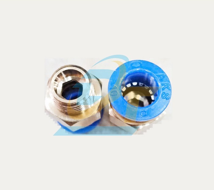 Đầu nối hơi thẳng ren ngo&agrave;i 13 ống 10 China PC10-02  China | Gi&aacute; rẻ nhất - C&ocirc;ng Ty TNHH Thương Mại Dịch Vụ Đạt T&acirc;m