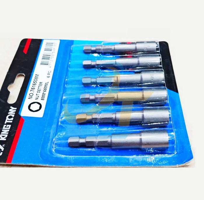 Đầu siết tôn 8mm dài 65mm Kingtony 7616508M (Vỉ 6 cái)  KingTony | Giá rẻ nhất - Công Ty TNHH Thương Mại Dịch Vụ Đạt Tâm