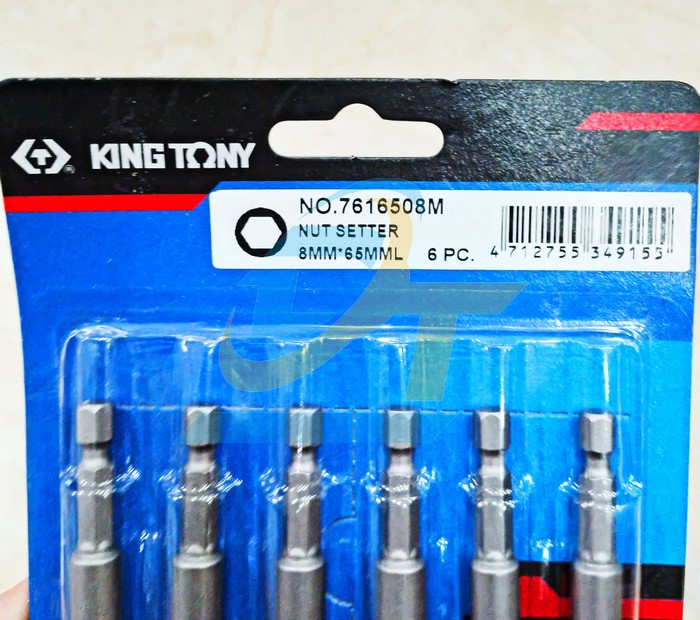 Đầu siết tôn 8mm dài 65mm Kingtony 7616508M (Vỉ 6 cái)  KingTony | Giá rẻ nhất - Công Ty TNHH Thương Mại Dịch Vụ Đạt Tâm