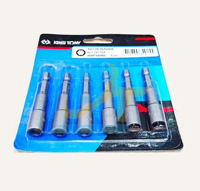 Đầu siết tôn 8mm dài 65mm Kingtony 7616508M (Vỉ 6 cái)  KingTony | Giá rẻ nhất - Công Ty TNHH Thương Mại Dịch Vụ Đạt Tâm