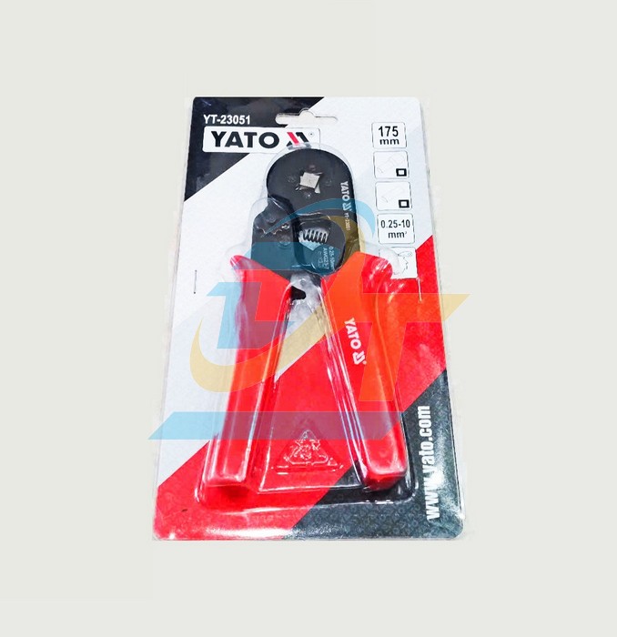 Kìm bấm cos pin rỗng 0.25-10mm2 Yato YT-23051  YaTo | Giá rẻ nhất - Công Ty TNHH Thương Mại Dịch Vụ Đạt Tâm