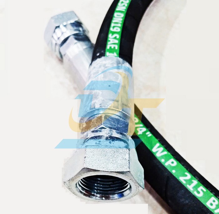 Ống tuy ô thủy lực 2 lớp bố 3/4"x1.5M bấm 2 đầu ren trong 27 côn lõm  VietNam | Giá rẻ nhất - Công Ty TNHH Thương Mại Dịch Vụ Đạt Tâm
