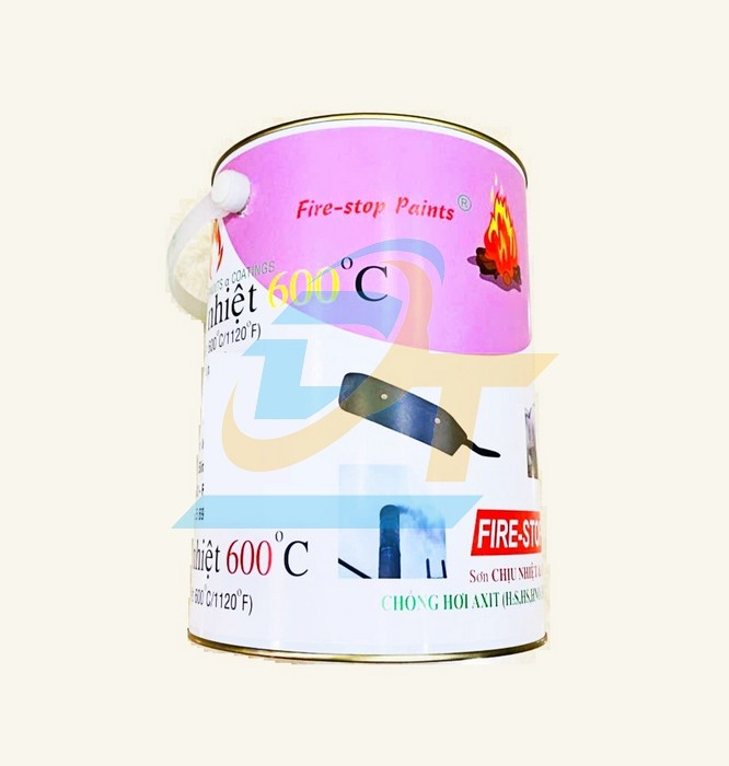 Sơn chống cháy chịu nhiệt 600°C FIRE-STOP PAINT 5L  FIRE-STOPPAINT | Giá rẻ nhất - Công Ty TNHH Thương Mại Dịch Vụ Đạt Tâm