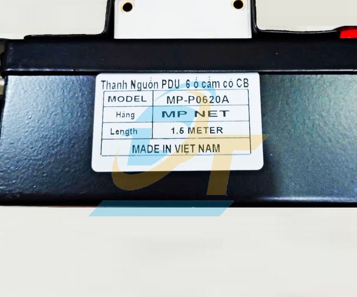 Thanh nguồn PDU 6 ổ cắm 1.5M có CB 20A MP-P0620A  VietNam | Giá rẻ nhất - Công Ty TNHH Thương Mại Dịch Vụ Đạt Tâm