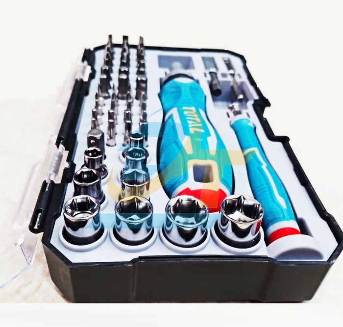 Bộ tua vít đa năng 55 chi tiết Total TACSD30556  Total | Giá rẻ nhất - Công Ty TNHH Thương Mại Dịch Vụ Đạt Tâm
