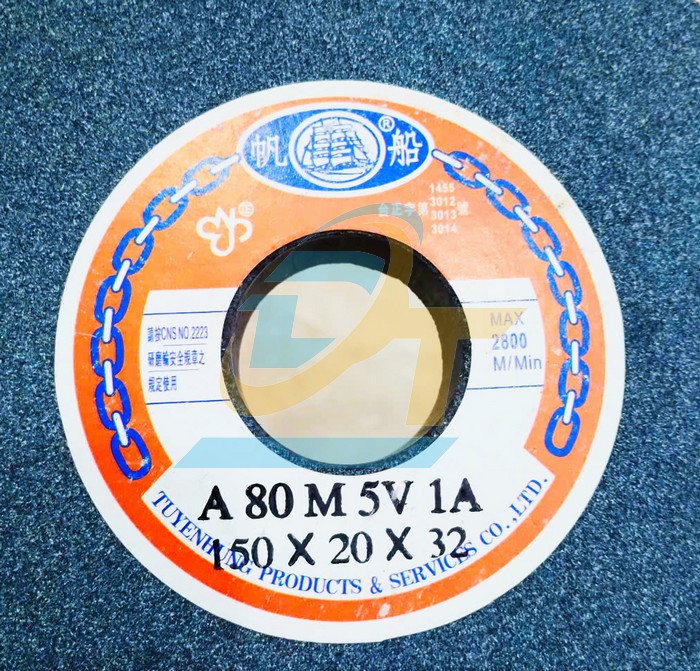 Đá mài hợp kim A80M5V1A Tuyên Hưng 150x20x32  VietNam | Giá rẻ nhất - Công Ty TNHH Thương Mại Dịch Vụ Đạt Tâm