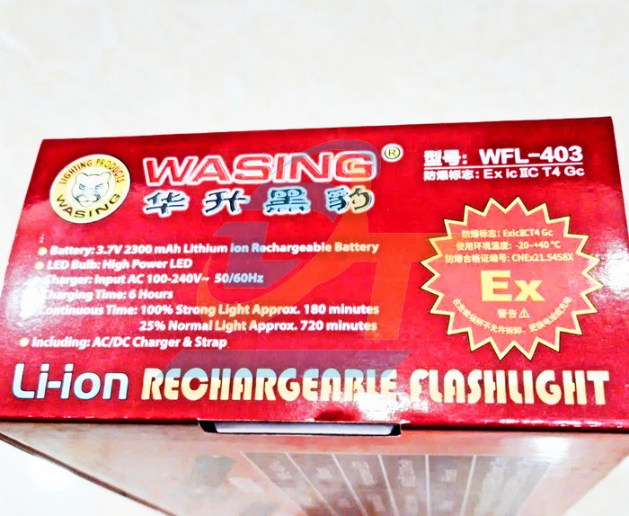 Đèn pin siêu sáng Wasing WFL-403  WASING | Giá rẻ nhất - Công Ty TNHH Thương Mại Dịch Vụ Đạt Tâm