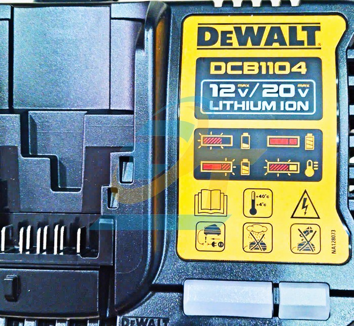 Sạc đa năng 10.8V-18V Dewalt DCB1104-B1  DEWALT | Giá rẻ nhất - Công Ty TNHH Thương Mại Dịch Vụ Đạt Tâm
