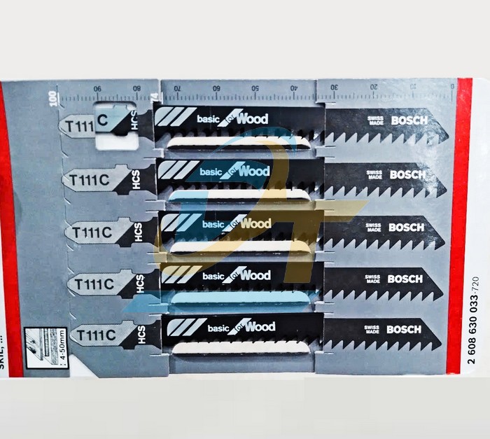 Vỉ 5 Lưỡi cưa lọng (gỗ) T111C Bosch 2608630033 2608630033 Bosch | Giá rẻ nhất - Công Ty TNHH Thương Mại Dịch Vụ Đạt Tâm