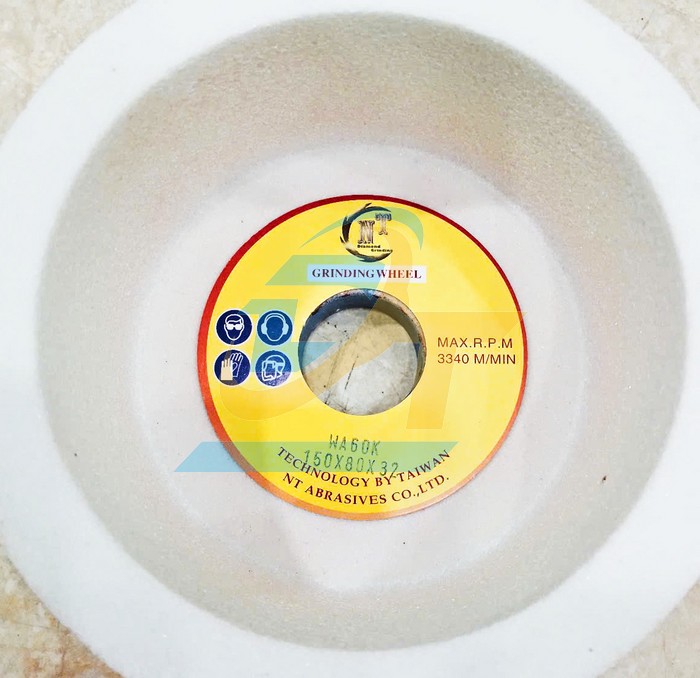 Đá mài dạng lon màu trắng WA60K 6A 150x80x32  VietNam | Giá rẻ nhất - Công Ty TNHH Thương Mại Dịch Vụ Đạt Tâm
