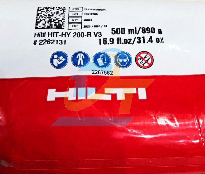 Hóa chất cấy thép Hilti HIT-HY 200-R V3 500ml/890g  Hilti | Giá rẻ nhất - Công Ty TNHH Thương Mại Dịch Vụ Đạt Tâm