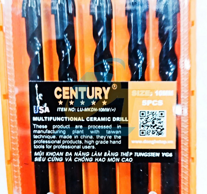 Mũi khoan đa năng 4 cạnh 10mm Century LU-MKDN-10MM(+)  Century | Giá rẻ nhất - Công Ty TNHH Thương Mại Dịch Vụ Đạt Tâm
