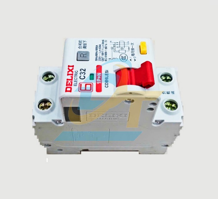 Cầu dao chống giật RCBO 1P+N 32A 30mA Delixi CDB6LESi1C32  DELIXI | Giá rẻ nhất - Công Ty TNHH Thương Mại Dịch Vụ Đạt Tâm