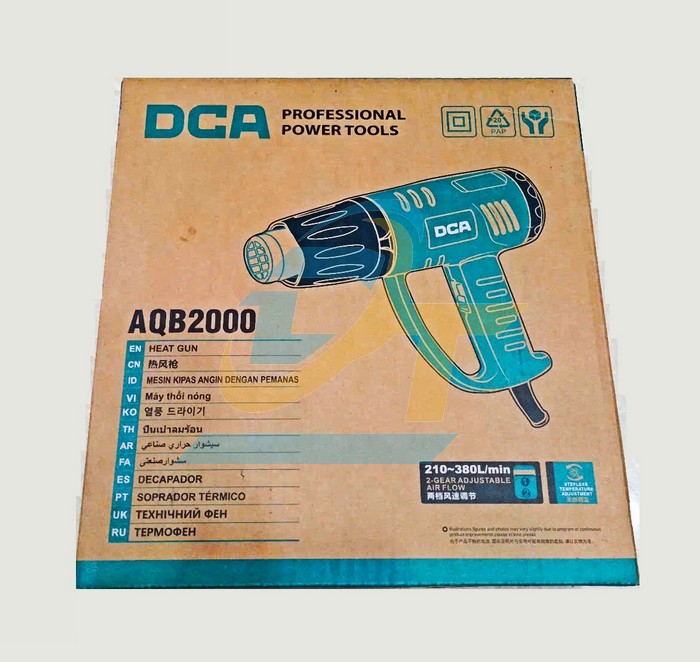 Súng thổi hơi nóng 2000W DCA AQB2000 AQB2000 DCA | Giá rẻ nhất - Công Ty TNHH Thương Mại Dịch Vụ Đạt Tâm