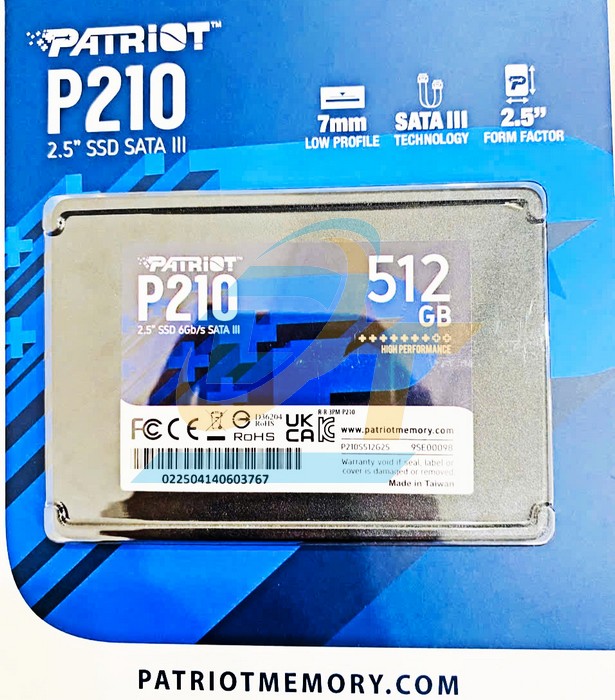 Ổ cứng SSD 2.5" 128GB Patriot P210 SATA III  PATRIOT | Gi&aacute; rẻ nhất - C&ocirc;ng Ty TNHH Thương Mại Dịch Vụ Đạt T&acirc;m
