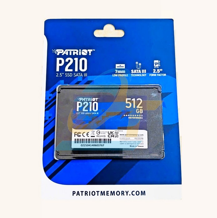 Ổ cứng SSD 2.5" 128GB Patriot P210 SATA III  PATRIOT | Gi&aacute; rẻ nhất - C&ocirc;ng Ty TNHH Thương Mại Dịch Vụ Đạt T&acirc;m