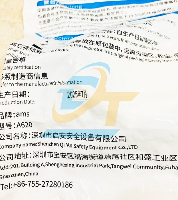 Mặt nạ ph&ograve;ng độc nửa mặt AMS A620 (Chưa gồm phin lọc) A620 AMS | Gi&aacute; rẻ nhất - C&ocirc;ng Ty TNHH Thương Mại Dịch Vụ Đạt T&acirc;m