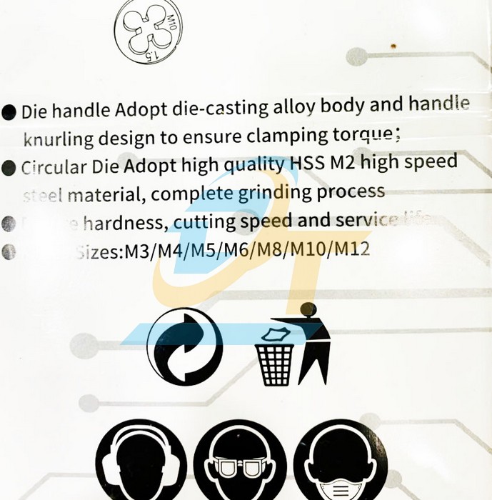 Bộ tay quay taro ren ngo&agrave;i 8 chi tiết M3-M12 LS+ LS700301  LS+ | Gi&aacute; rẻ nhất - C&ocirc;ng Ty TNHH Thương Mại Dịch Vụ Đạt T&acirc;m