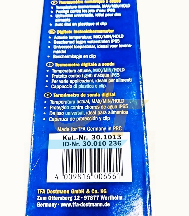 B&uacute;t đo nhiệt độ TFA AT-1005 AT-1005 TFA | Gi&aacute; rẻ nhất - C&ocirc;ng Ty TNHH Thương Mại Dịch Vụ Đạt T&acirc;m