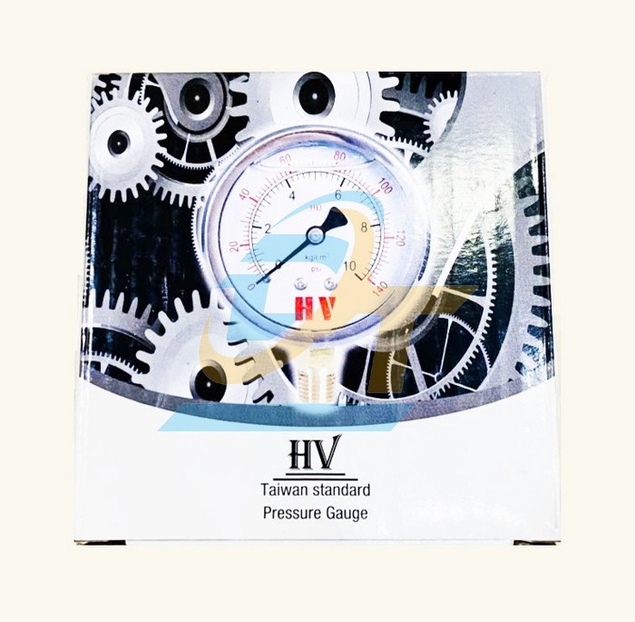 Đồng hồ đo &aacute;p suất HV 63mm 0-15kgf/cm2 (Ch&acirc;n sau ren 1/4" PT - 13mm)  HV | Gi&aacute; rẻ nhất - C&ocirc;ng Ty TNHH Thương Mại Dịch Vụ Đạt T&acirc;m