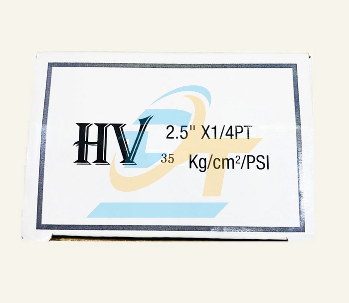 Đồng hồ đo &aacute;p suất HV 63mm 0-35kgf/cm2 (Ch&acirc;n sau ren 1/4" PT - 13mm)  HV | Gi&aacute; rẻ nhất - C&ocirc;ng Ty TNHH Thương Mại Dịch Vụ Đạt T&acirc;m