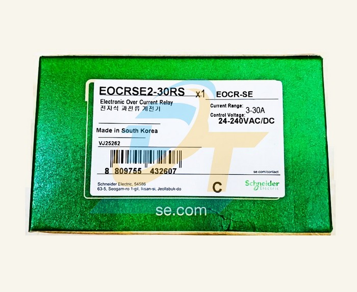 Relay bảo vệ d&ograve;ng 3-30A Schneider EOCRSE2-30RS EOCRSE2-30RS SCHNEIDER | Gi&aacute; rẻ nhất - C&ocirc;ng Ty TNHH Thương Mại Dịch Vụ Đạt T&acirc;m