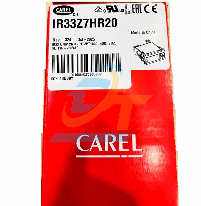 Bộ điều khiển nhiệt độ 230V Carel IR33Z7HR20 IR33Z7HR20 CAREL | Gi&aacute; rẻ nhất - C&ocirc;ng Ty TNHH Thương Mại Dịch Vụ Đạt T&acirc;m