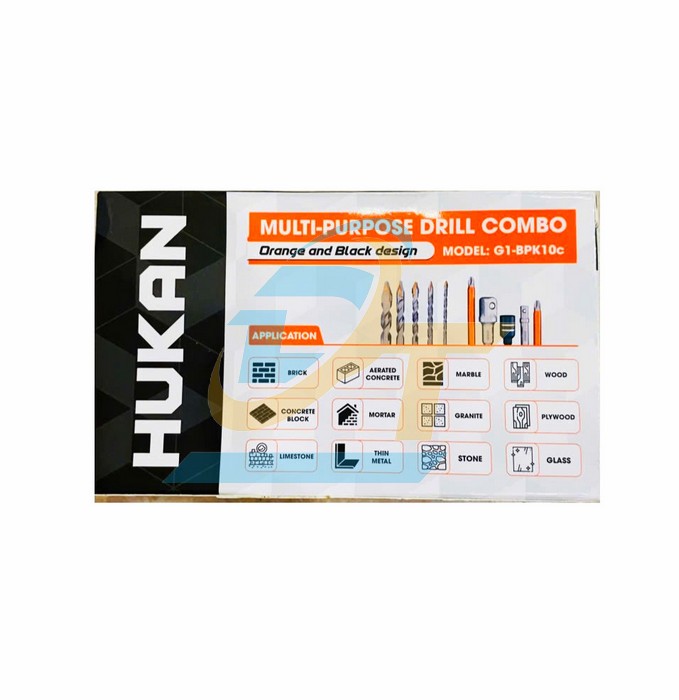 Bộ mũi khoan đa năng 10 chi tiết Hukan G1-BPK10c. G1-BPK10C Hukan | Gi&aacute; rẻ nhất - C&ocirc;ng Ty TNHH Thương Mại Dịch Vụ Đạt T&acirc;m