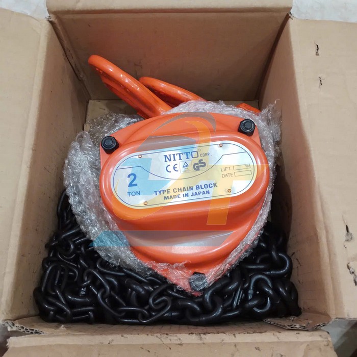 Pa lăng x&iacute;ch k&eacute;o tay 2 tấn 3 m&eacute;t Nitto  Nitto | Gi&aacute; rẻ nhất - C&ocirc;ng Ty TNHH Thương Mại Dịch Vụ Đạt T&acirc;m