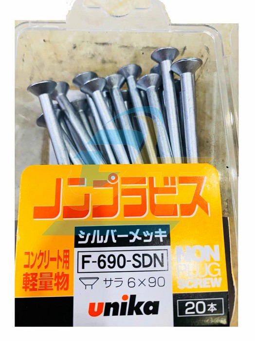 V&iacute;t b&ecirc; t&ocirc;ng 6x90 đầu bằng Unika F-690  UNIKA | Gi&aacute; rẻ nhất - C&ocirc;ng Ty TNHH Thương Mại Dịch Vụ Đạt T&acirc;m