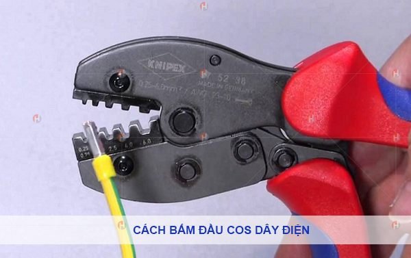 C&aacute;ch bấm đầu Cos d&acirc;y điện
